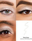 Skintone quadrants Glowify Long-Lasting Eyeshadow Stick product shade Pearl Glow.