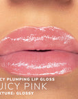 Glowify® Juicy Plumping Lip Gloss - Juicy Pink