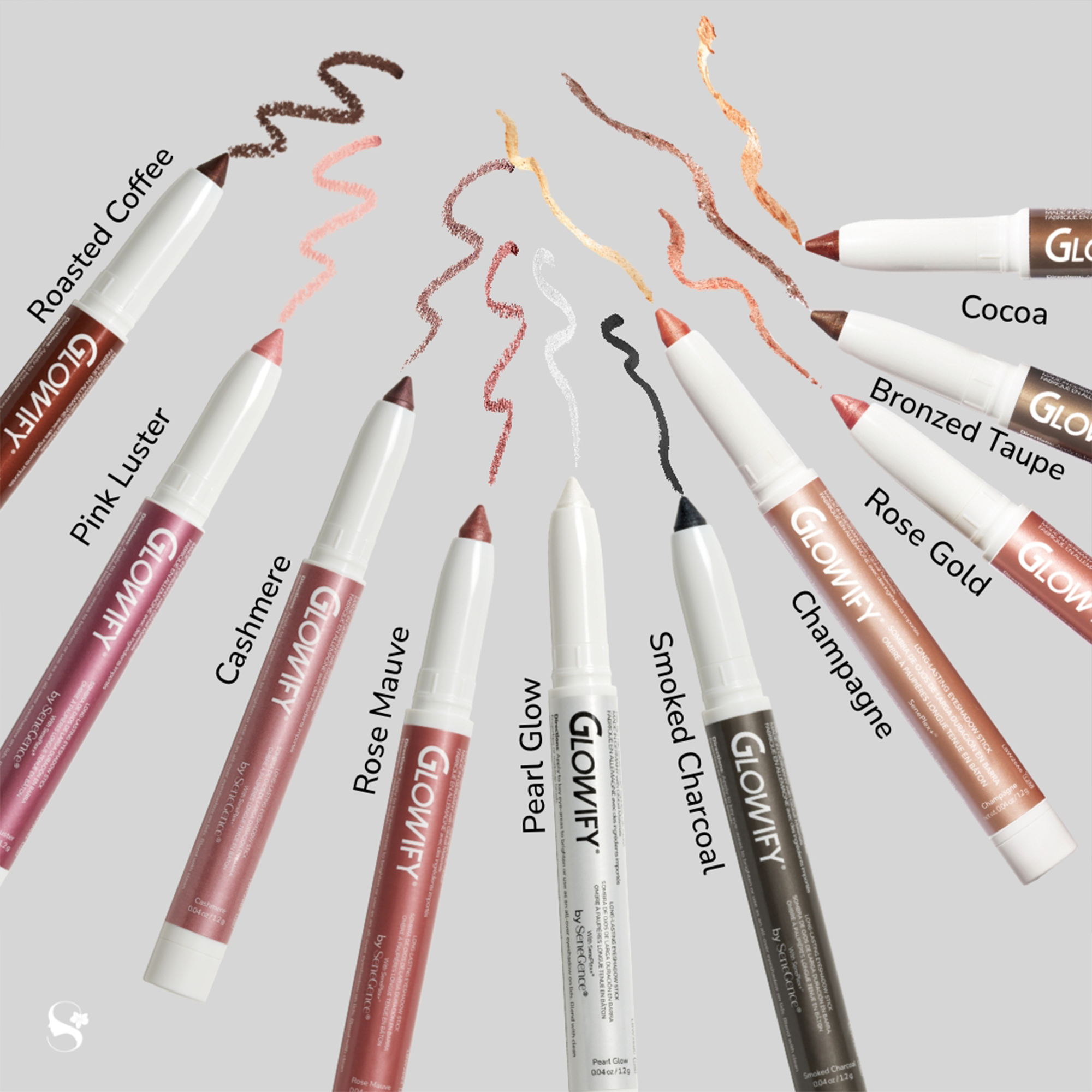 Glowify® Long-Lasting Eyeshadow Stick - Smoked Charcoal