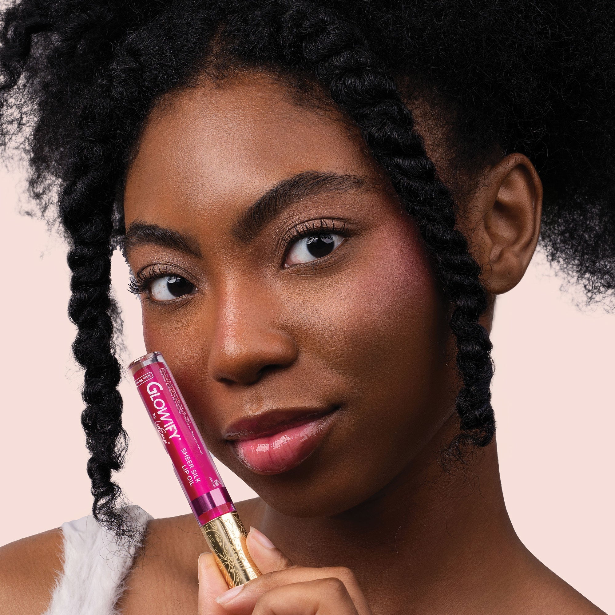 Glowify Sheer Silk Lip Oil NZL - Rose Water