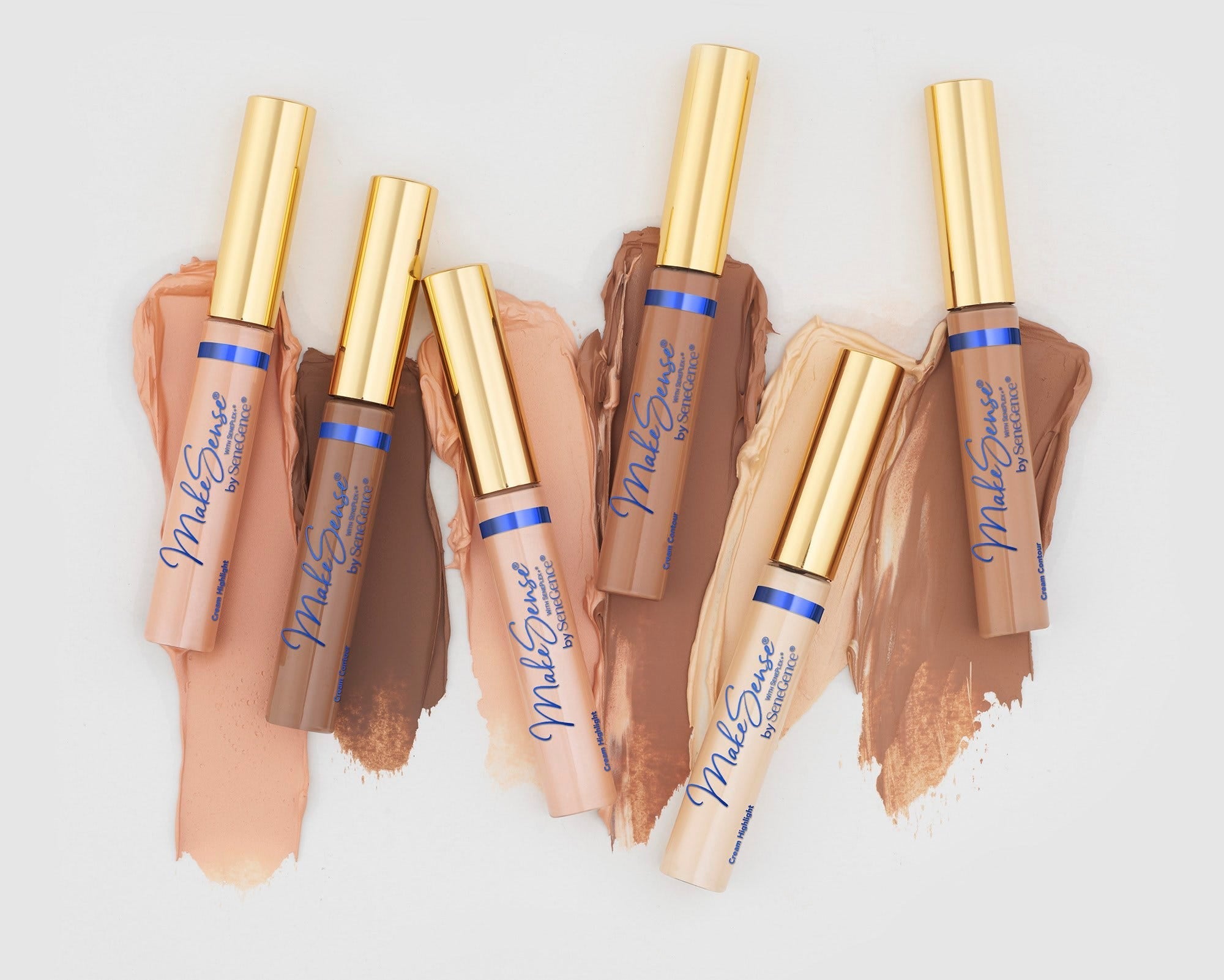 MakeSense® Cream Contour &amp; Highlight Duo - Deep - Default Title