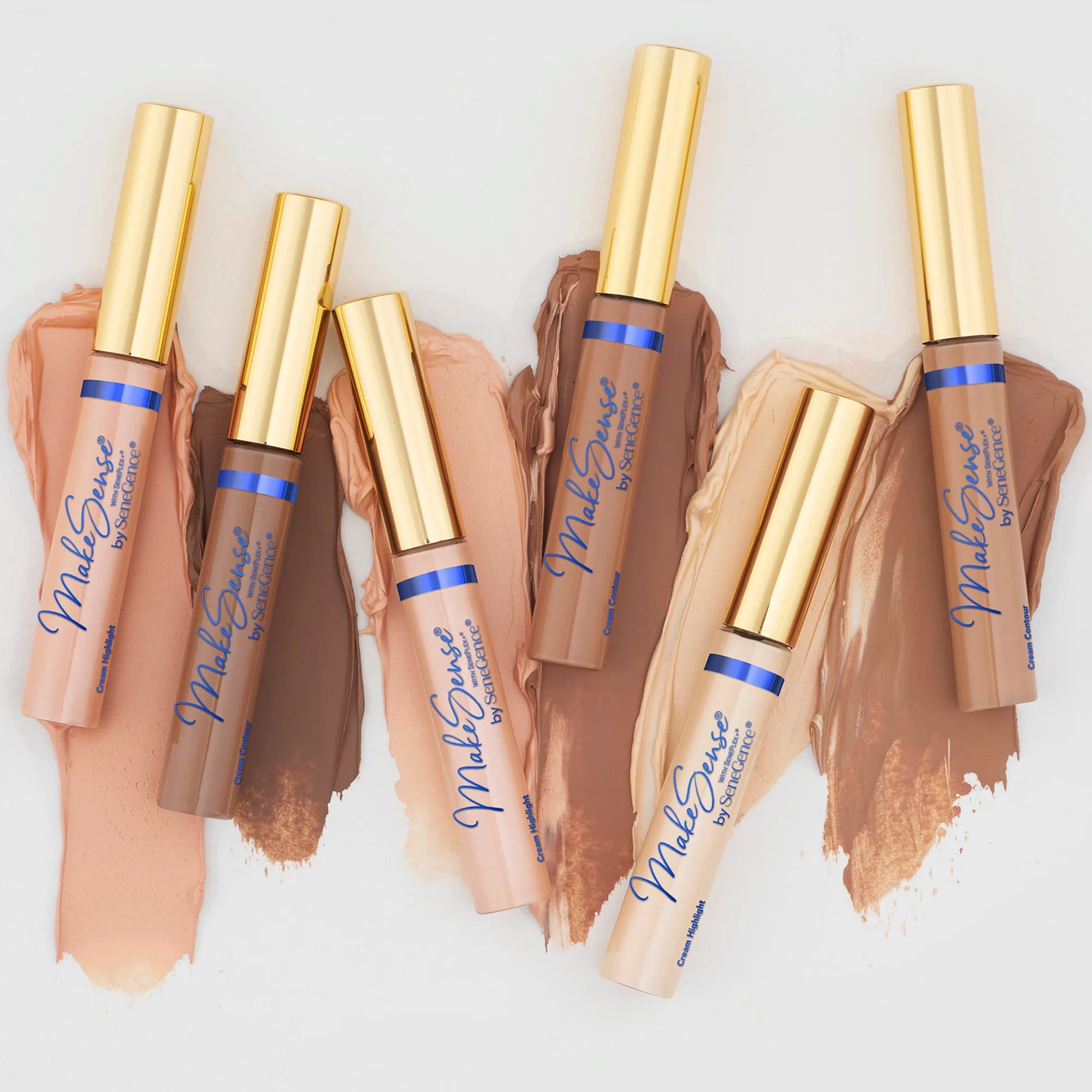 MakeSense® Cream Contour &amp; Highlight Duo - Medium