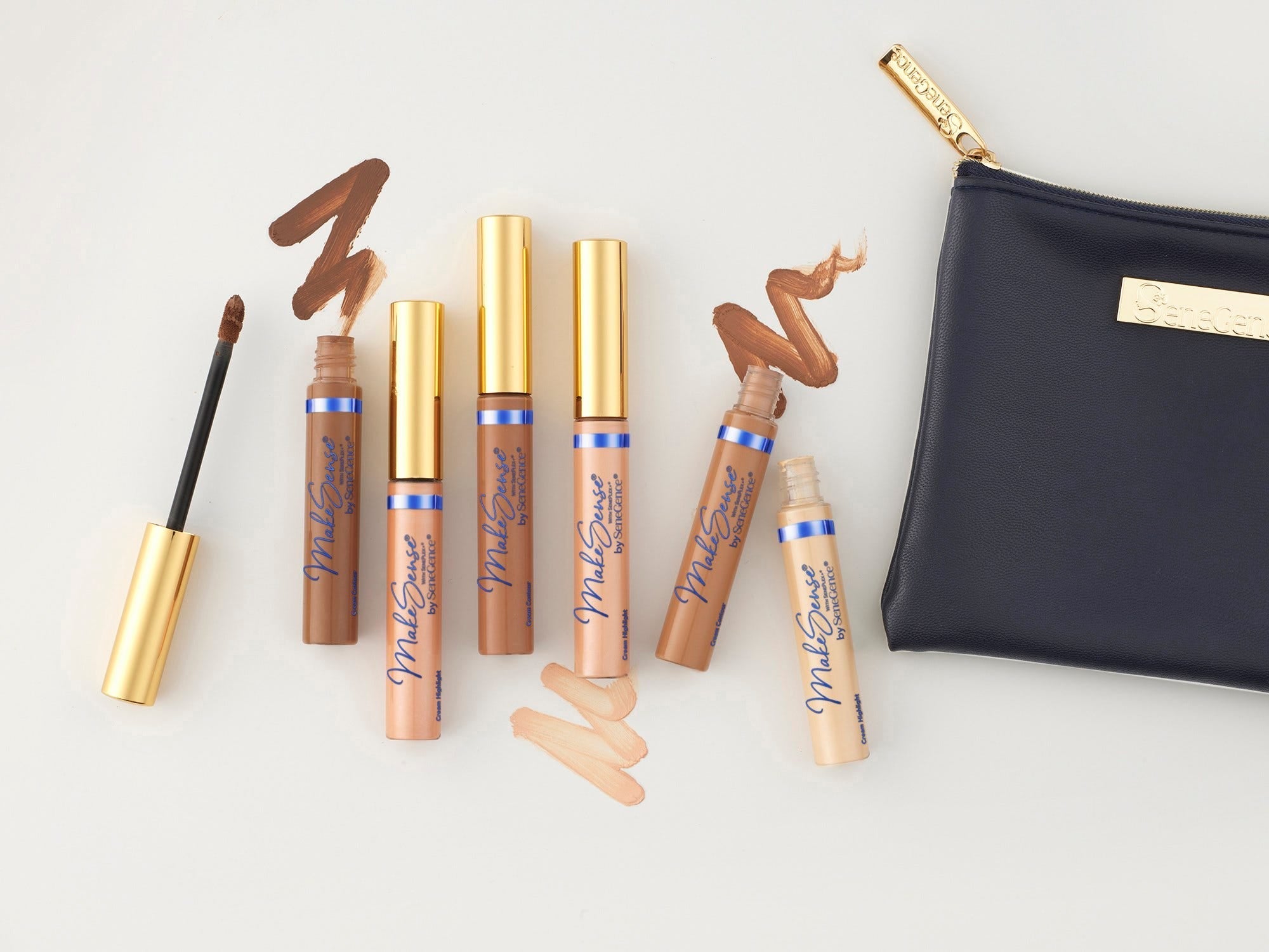 MakeSense® Cream Contour &amp; Highlight Duo - Deep - Default Title