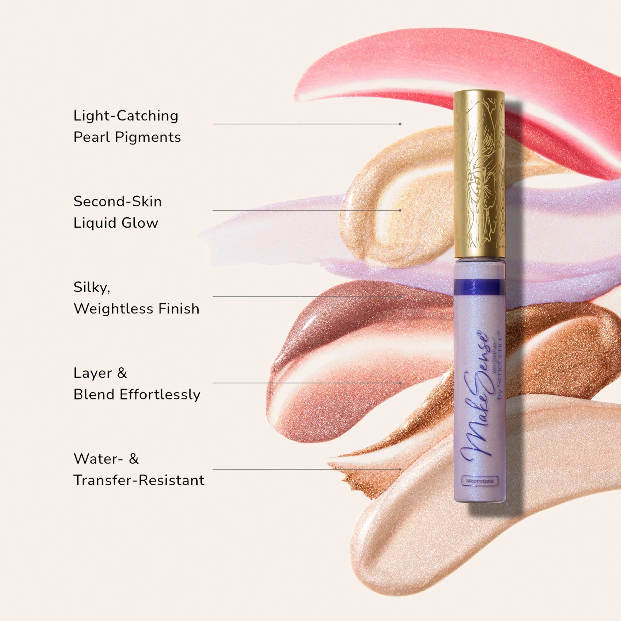 MakeSense Pearlizer Highlighter Wand Collection MX