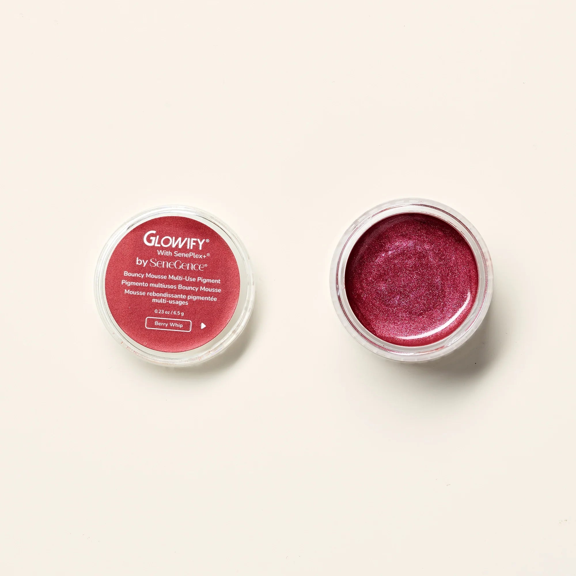 Bouncy Mousse Multi-Use Pigment product shade Berry Whip.