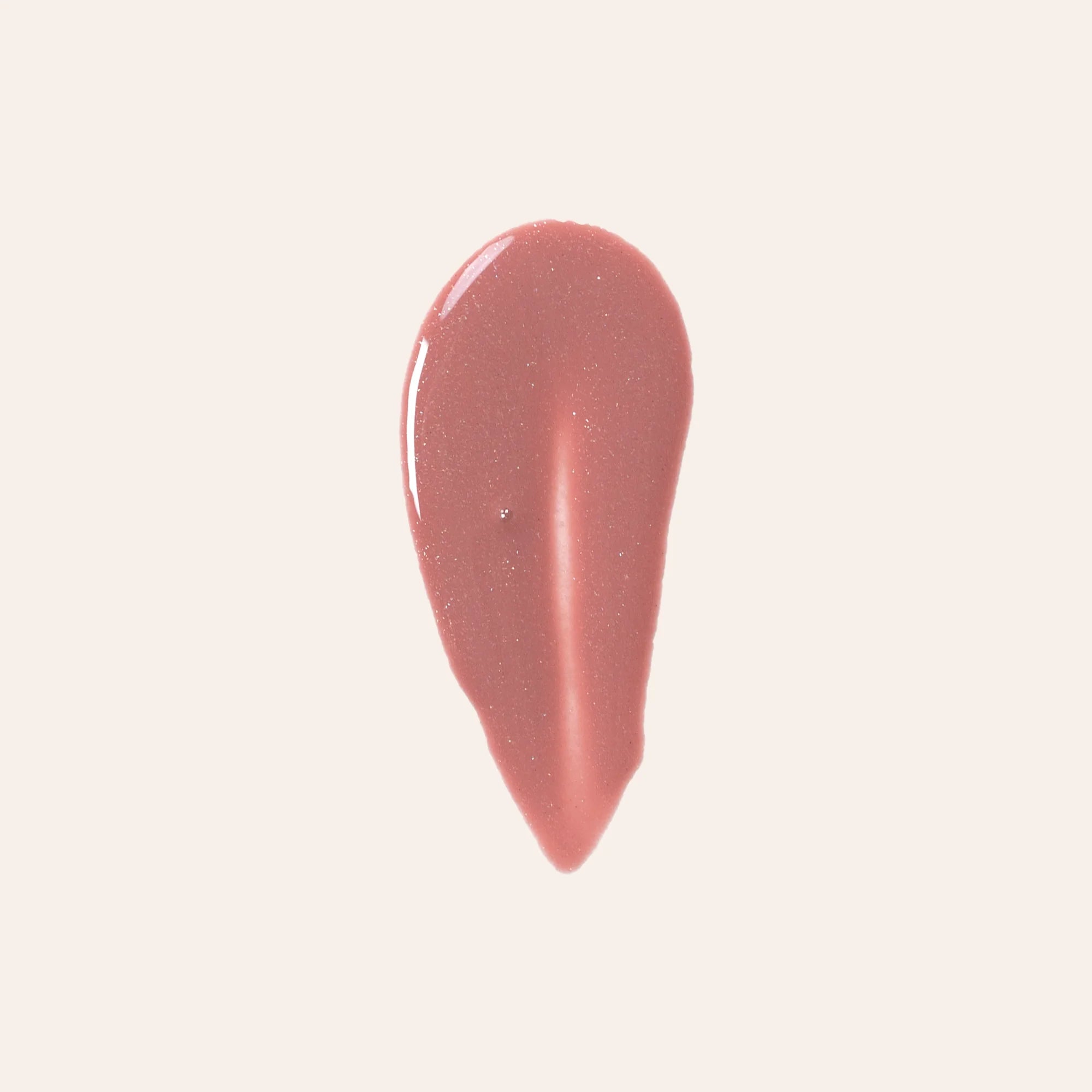 Glowify Juicy Plumping Lip Gloss product swatch Beachy Gleam.