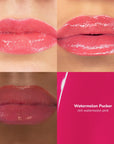 Skintone Quadrant Glowify Juicy Plumping Lip Gloss product shade Watermelon Pucker.
