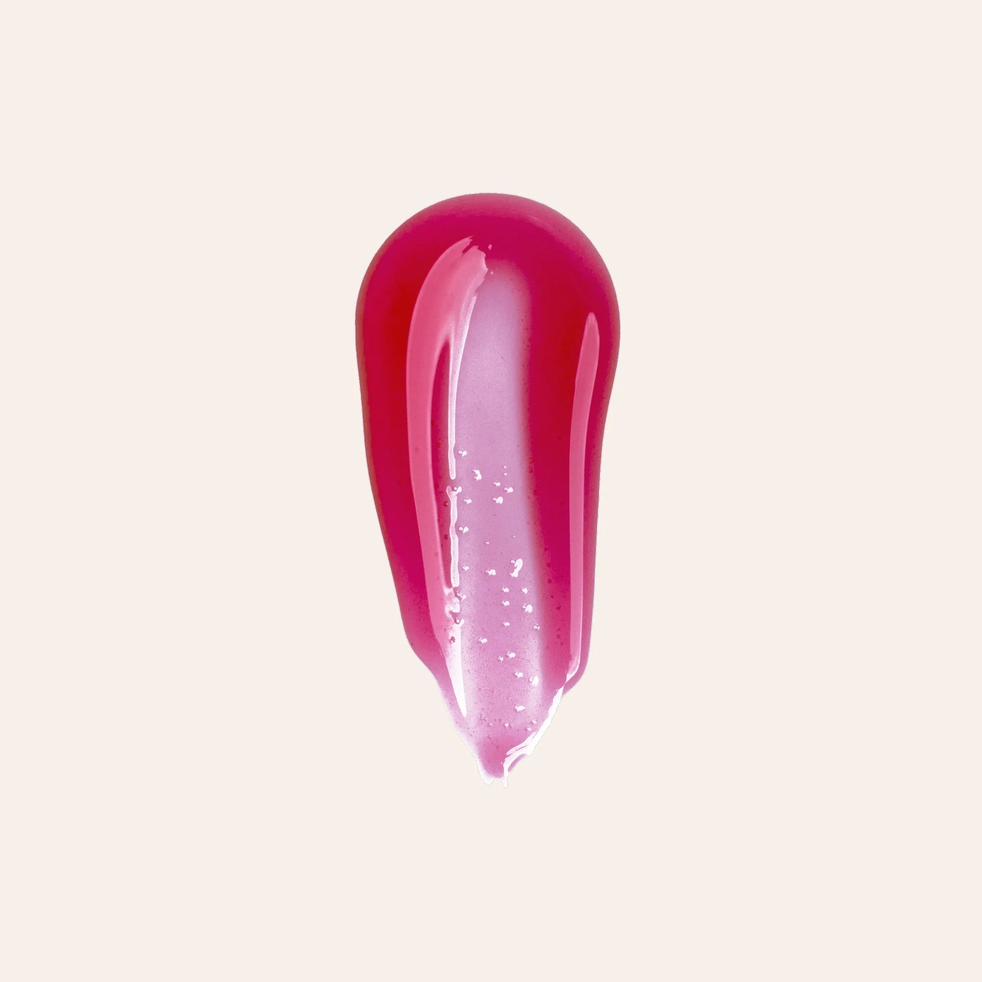 Glowify Sheer Silk Lip Oil swatch shade Glazed Cherry.