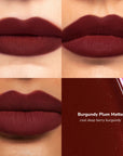 Skintone quadrant LipSense Cream product shade Burgundy Plum.
