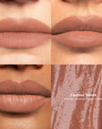 Skintone quadrant LipSense Cream product shade Caramel Velvet.