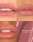 Skintone quadrant LipSense Cream product shade Pink Quartz Satin.