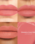 Skintone quadrant LipSense Cream product shade Strawberry Cream.