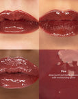LipSense Long-Lasting Lip Color product, shade Fire skintone quadrant.