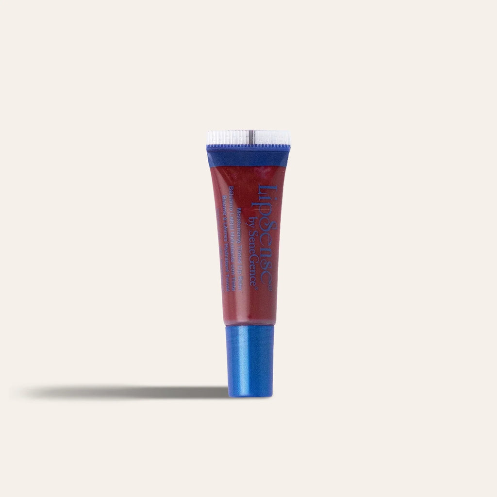 LipSense Moisturizing Lip Balm shade Barely Berry.