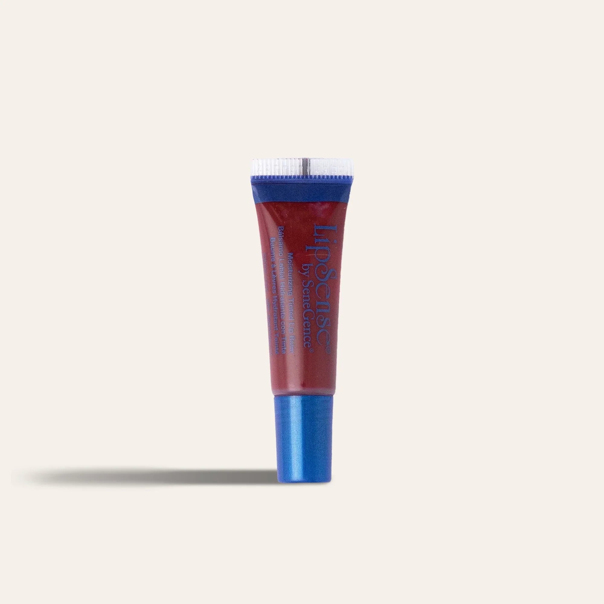 LipSense Moisturizing Lip Balm shade Barely Berry.