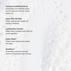 SeneGence Microbiome Boosting Serum ingredient list.