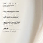 Microbiome Defense Daytime Moisturizer SPF 15 ingredient list.