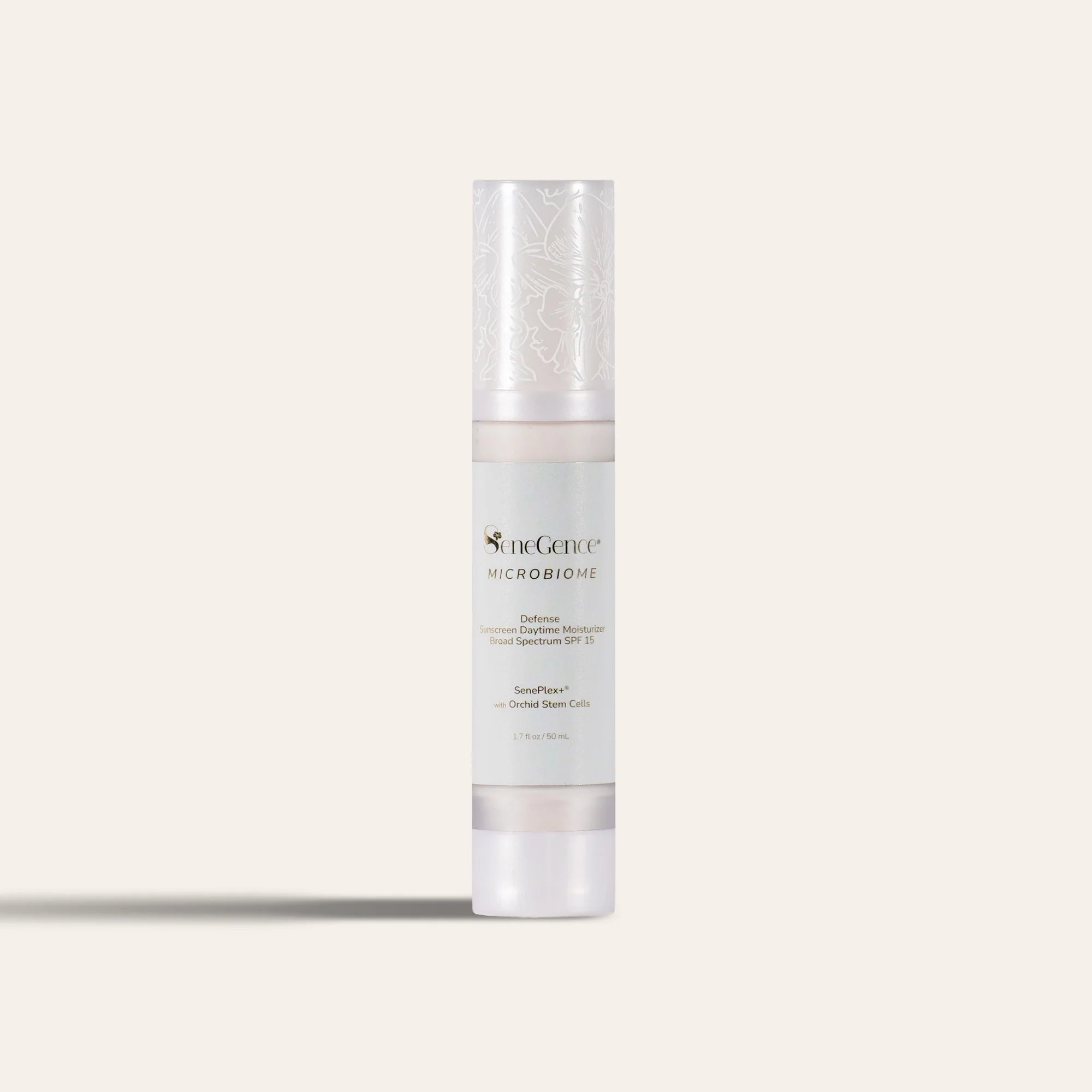 Microbiome Defense Daytime Moisturizer SPF 15 product.