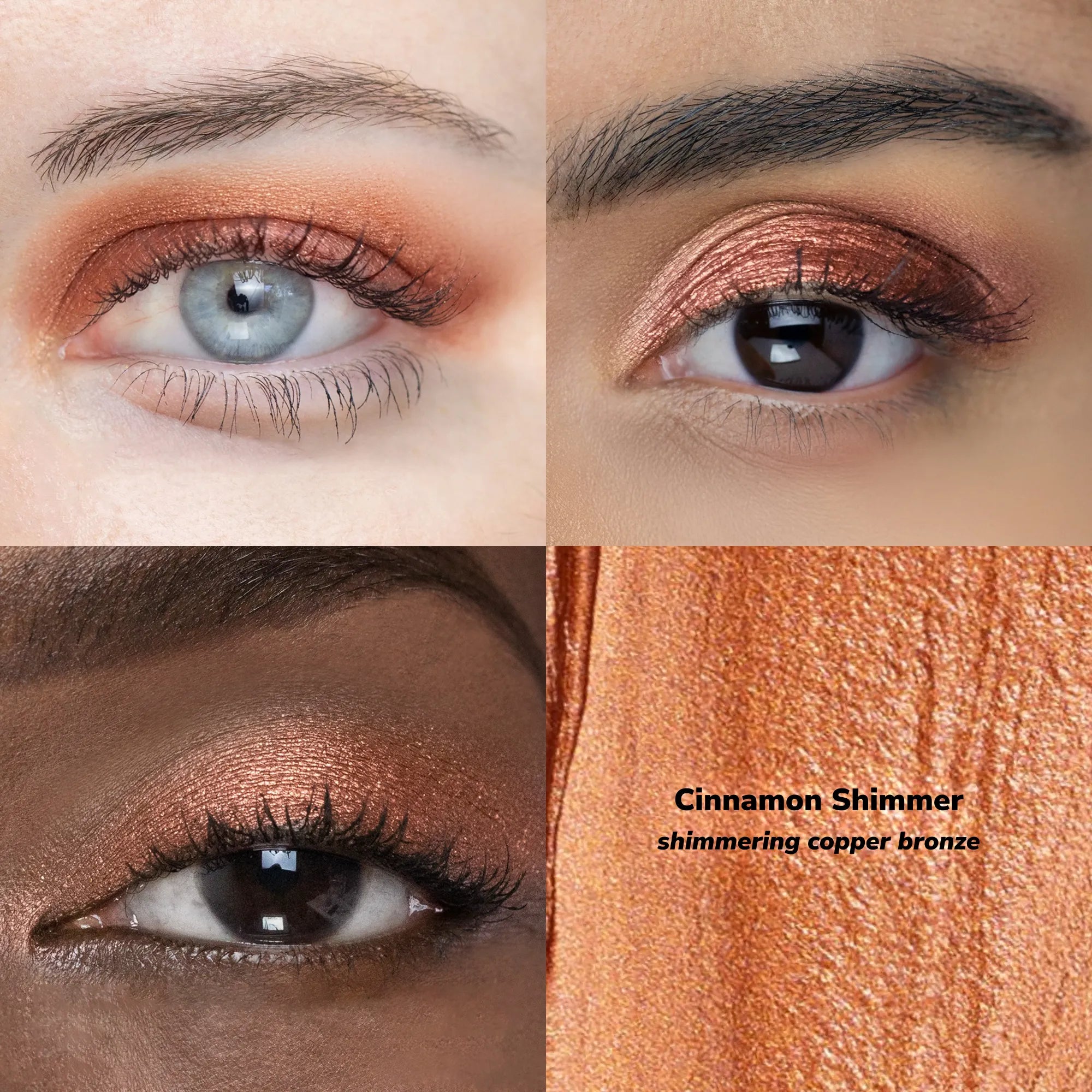 ShadowSense product shade Cinnamon Shimmer skin tone quadrant