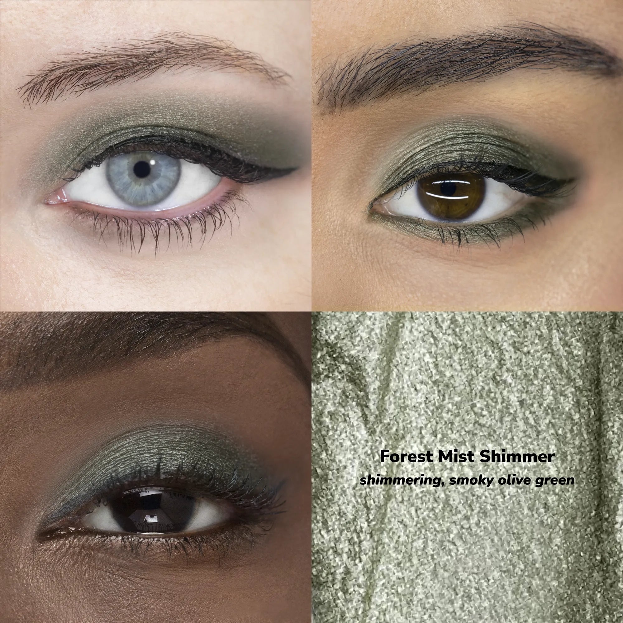 ShadowSense product shade Forest Mist Shimmer skin tone quadrant