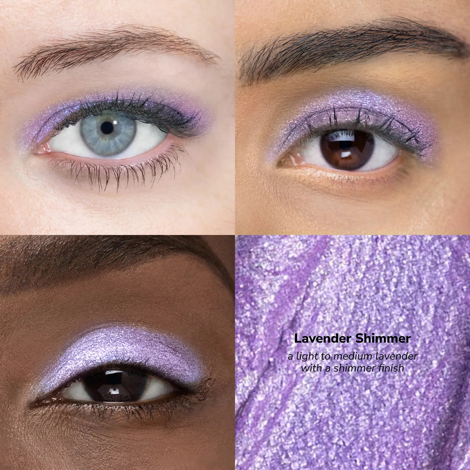 ShadowSense product shade Lavender Shimmer skin tone chart