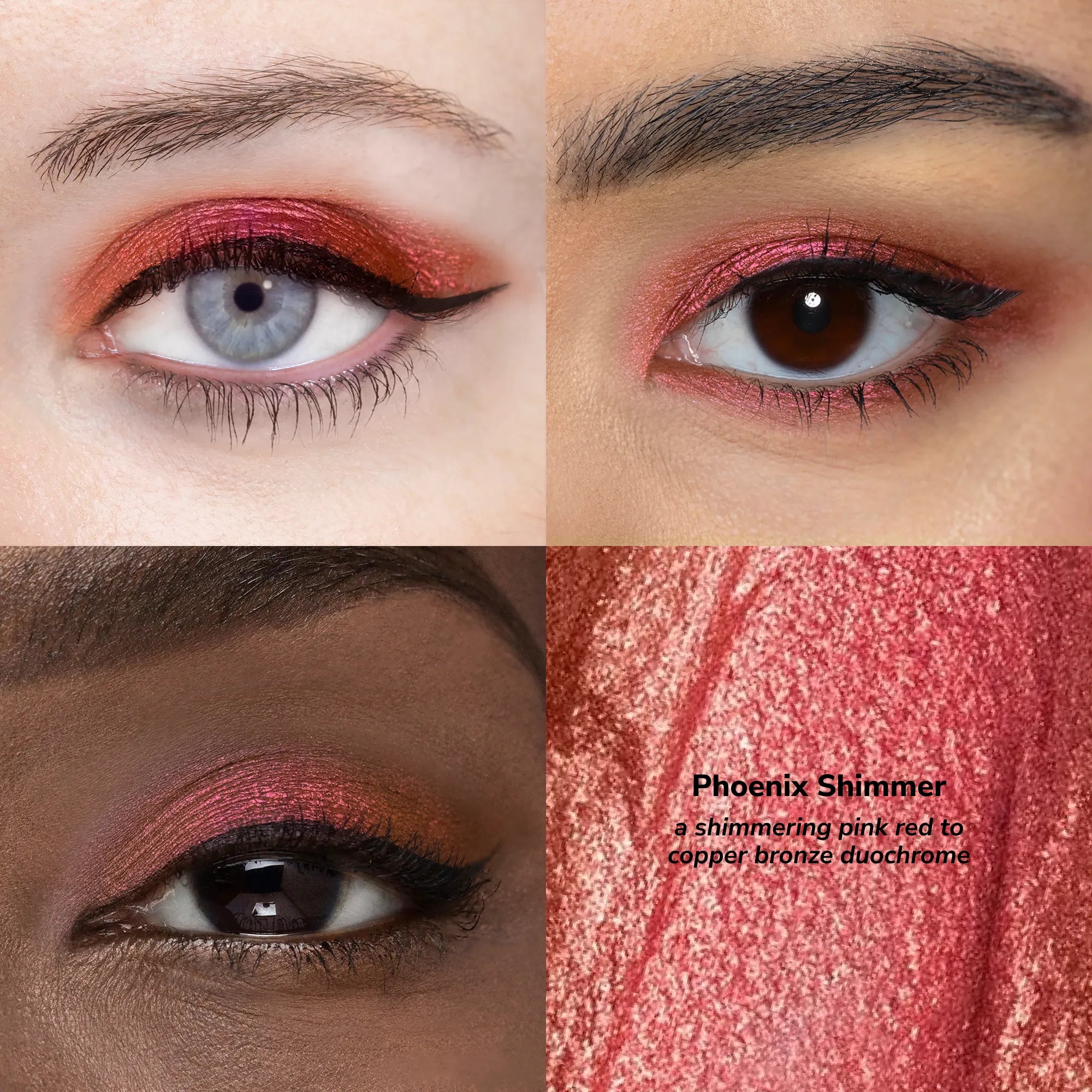 ShadowSense product shade Phoenix Shimmer skin tone chart