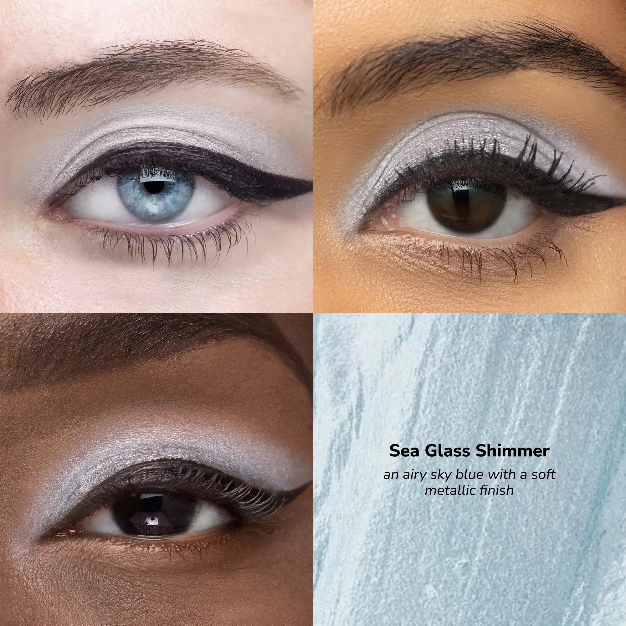 ShadowSense product shade Sea Glass Shimmer skin tone chart