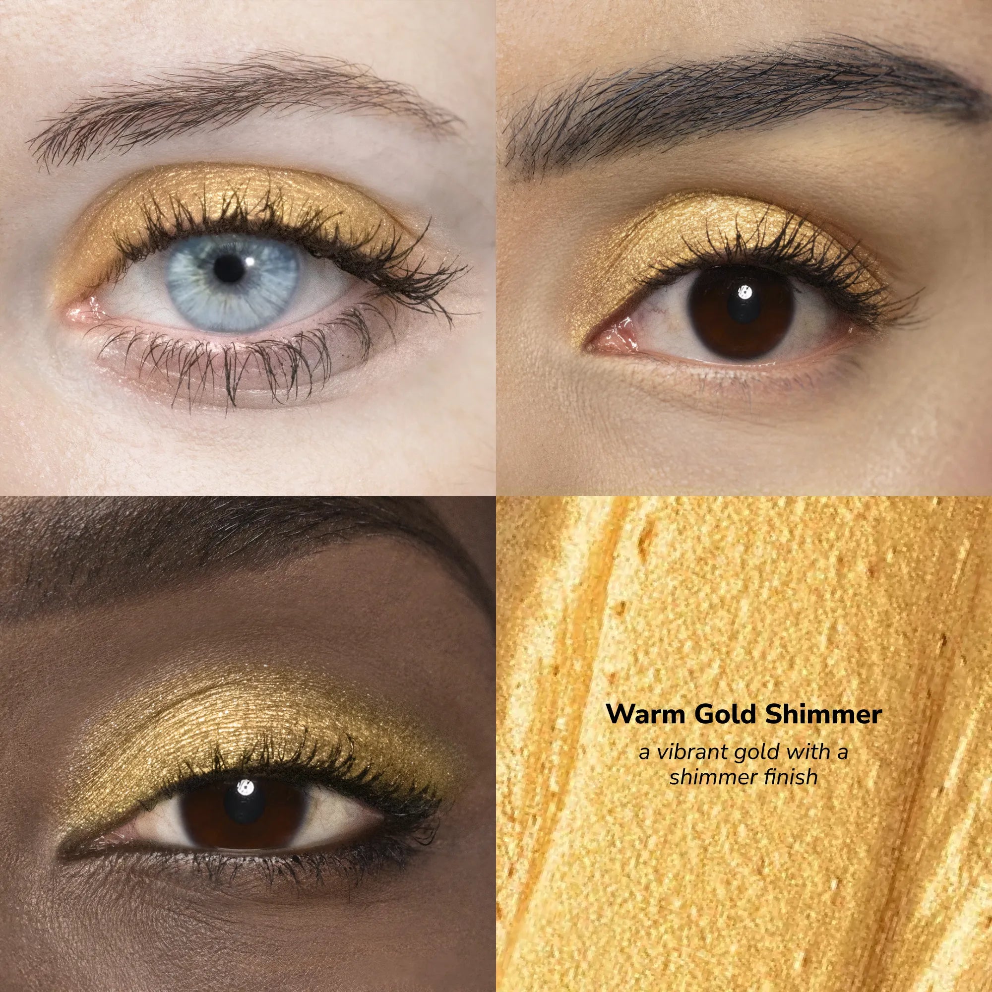 ShadowSense product shade Warm Gold Shimmer skin tone chart