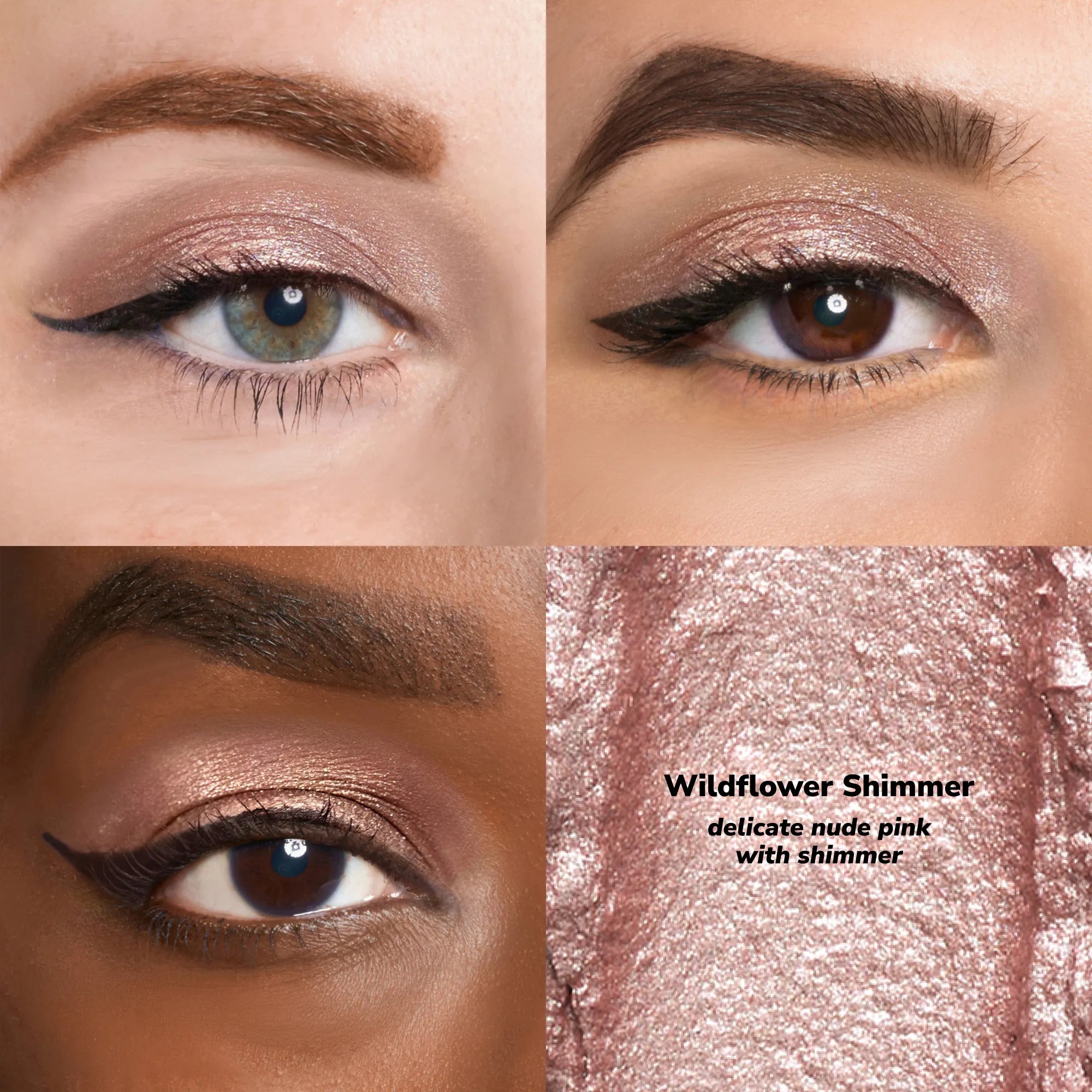 ShadowSense Wildflower Shimmer skin tone quadrant