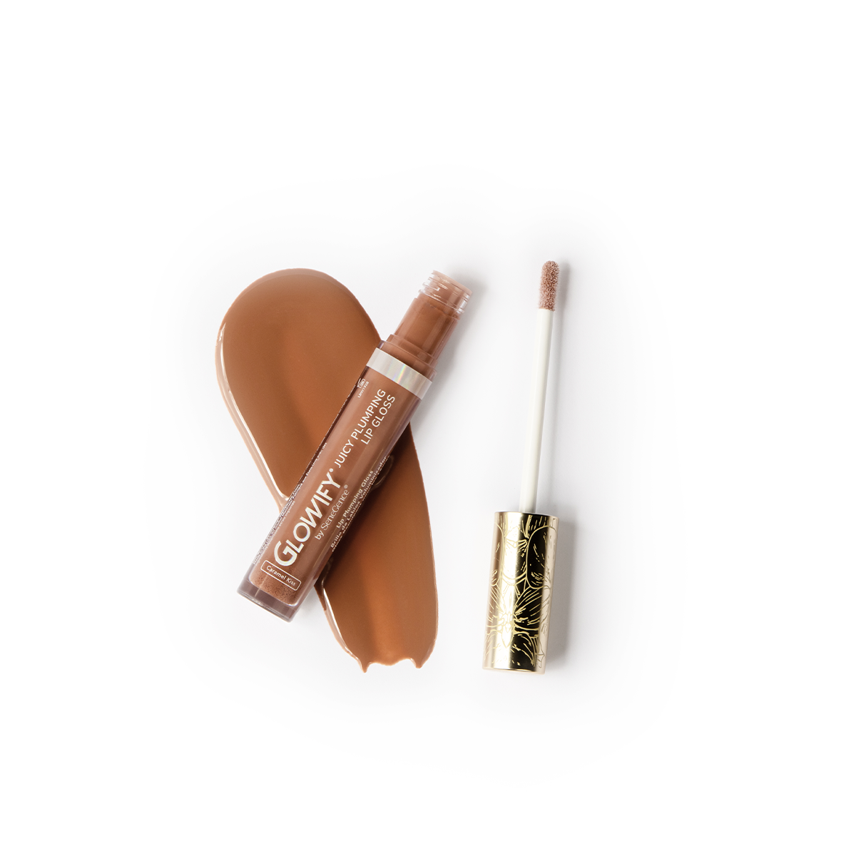 Glowify® Juicy Plumping Lip Gloss - Caramel Kiss