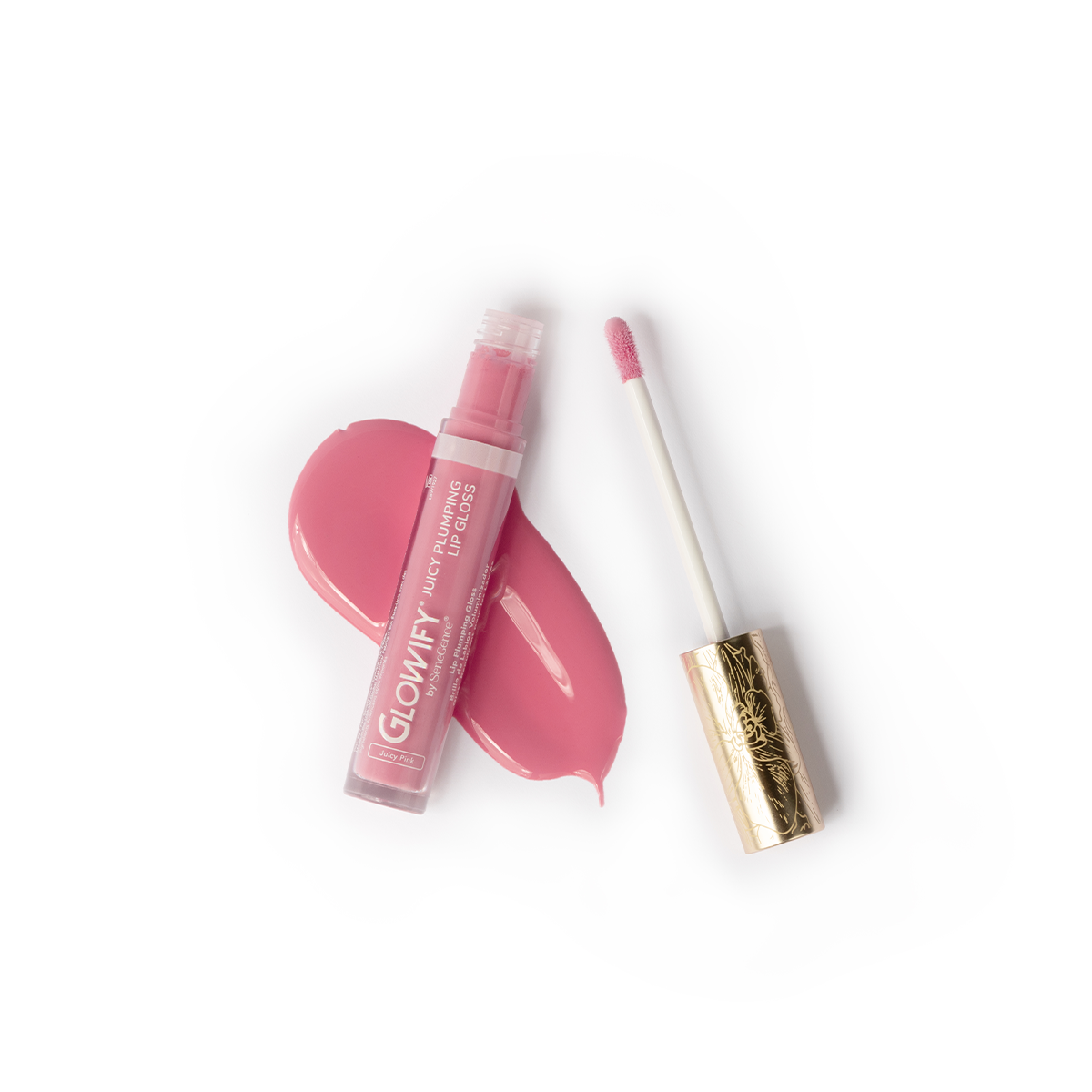 Glowify® Juicy Plumping Lip Gloss - Juicy Pink